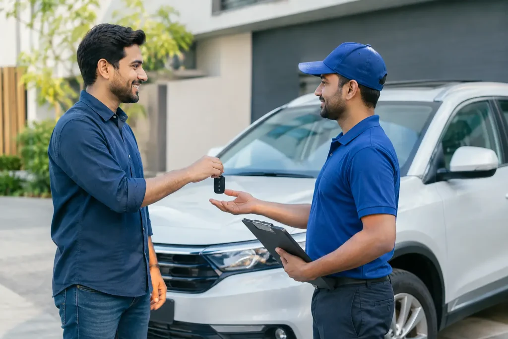 Book Doorstep Vehicle Pickup for Instant Cash